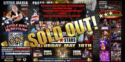 Pasco, WA -- Micro-Wresting All * Stars: Little Mania Rips Through the Ring!