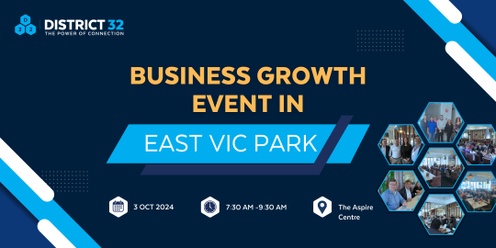 District32 Business Networking Perth – East Vic Park Circle- Thu 03 Oct