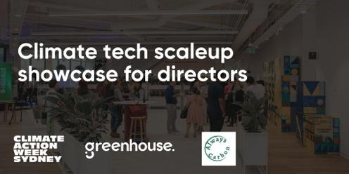 ClimateTech Scaleup Showcase for Directors