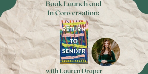 Book Launch and In Conversation with Lauren Draper