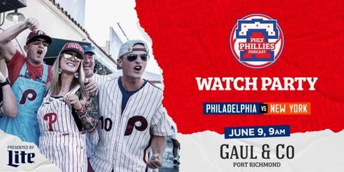 PHLY Phillies Sunday Watch Party and Live Show at Gaul & Co - Port Richmond