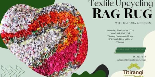 Textile Upcycling Rag Rug Workshop 