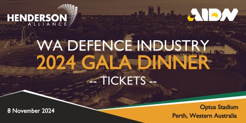 WA Defence Industry 2024 Gala Dinner