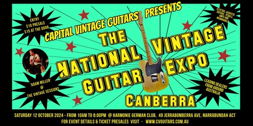 The National Vintage Guitar Expo 2024