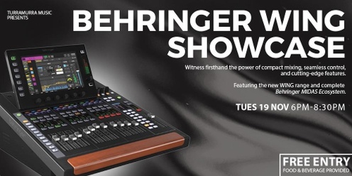 Behringer WING Series Showcase