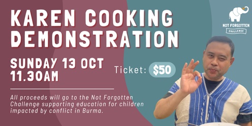 Karen Cooking Demonstration