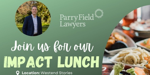Seeds Impact Lunch - why not join us?