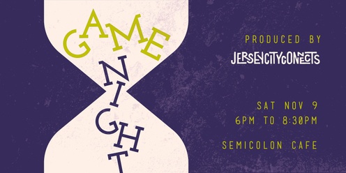 Jersey City Connects | Board Game Night (Nov) | Things to do in Jersey City