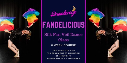 Fandelicious - Silk Fan Veil Dance Class