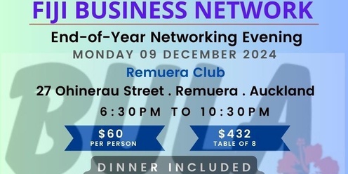 Fiji Business Network - End-of-Year Networking Evening 2024