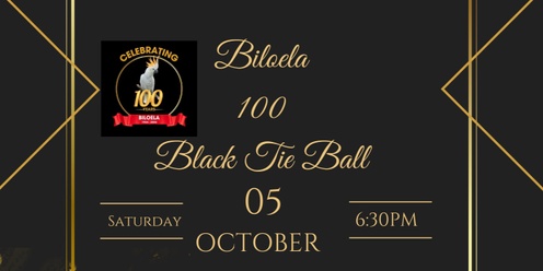 Biloela 100 Black- Tie Ball