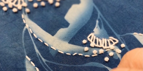 Print and Stitch Cyanotypes