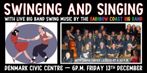 Swinging and Singing with Rainbow Coast Big Band at Denmark Civic Centre