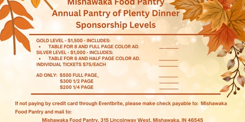 Pantry of Plenty Gala