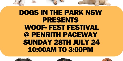 Woof- Fest Festival Penrith Paceway
