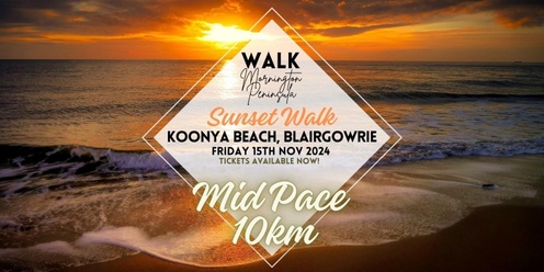 Koonya Beach, Blairgowrie - Sunset hike - MID PACE