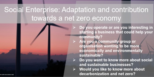 Social Enterprise and Net Zero Workshop - Cairns 