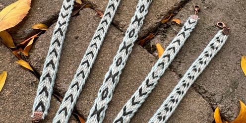 Tablet Woven Wool Bracelets