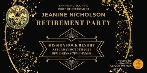 SFFD Chief Jeanine Nicholson Retirement Party