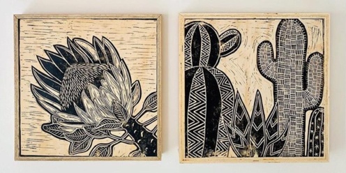 Lino Print Workshop with Charlotte White