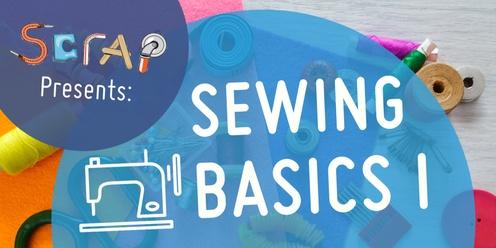 Sewing Basics I: Intro to Home Sewing Machines, with SCRAP!