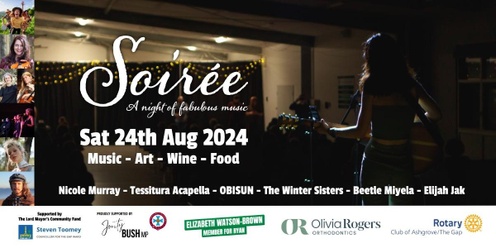 Soirée, a night of fabulous music, 2024