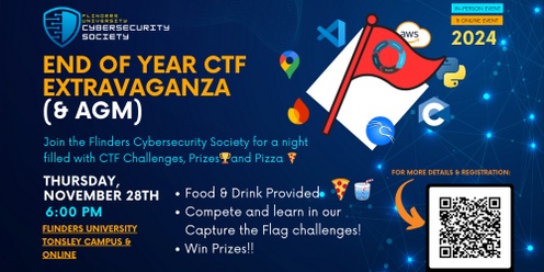 Flinders Cyber's End of Year CTF Extravaganza (& AGM)