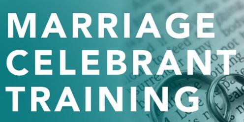 Marriage Celebrant Training Oct 2024