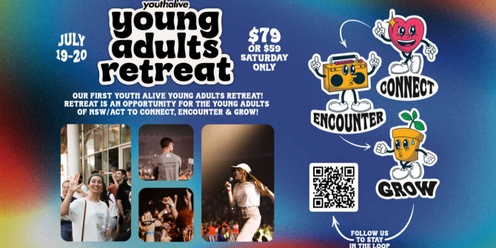 Youth Alive Young Adults Retreat (Hosted by Hope UC Newcastle) Jul 19-20