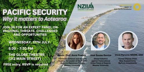 Pacific Security: Why it matters to Aotearoa