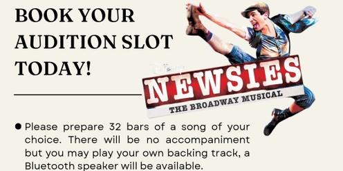 Auditions for Disney's Newsies!!!