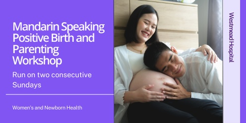 Positive Birth and Parenting Workshop MANDARIN - Sunday 5th and 12th January