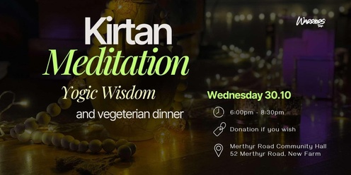 Candlelight Kirtan Meditation + Dinner. FREE Community Event (Register for tickets)