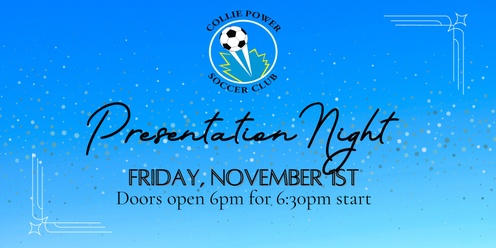 Collie Power Soccer Club Presentation Night 2024