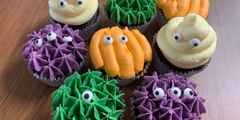 All ages Halloween cupcake decorating 