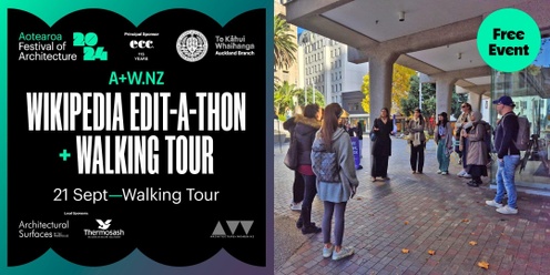 A+W▪︎NZ Wikipedia Walking Tour