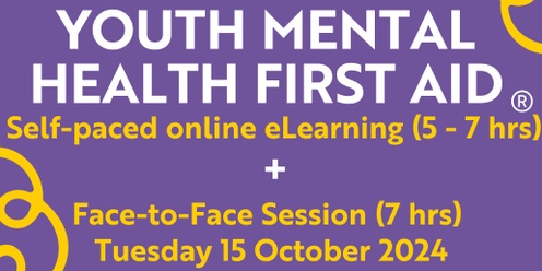 Blended Face-to-Face Youth Mental Health First Aid Training - Hamilton, 15 October 2024 