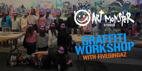 Fivefingaz Graffiti Workshop - May