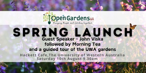 Open Gardens WA Spring Launch 2024