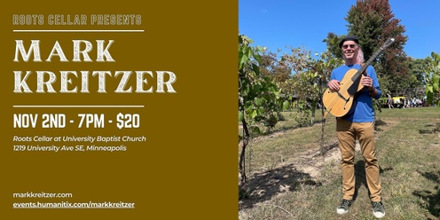 Mark Kreitzer at the Roots Cellar