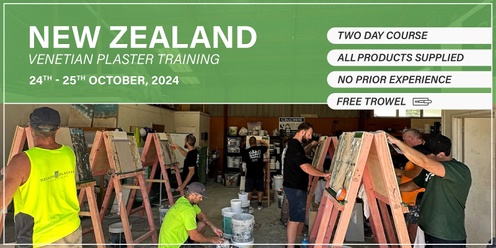 New Zealand Venetian Plaster Training (24th - 25th October, 2024)