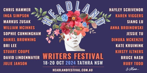 Headland Writers Festival 2024 Weekend Pass