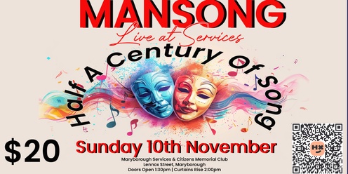 MANSONG Live At Services - Half A Century Of Song