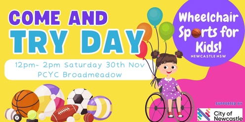 Wheelchair Sports for Kids Come and Try Day