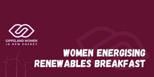 Women Energising Renewables Breakfast - Sponsored by Ocean Winds