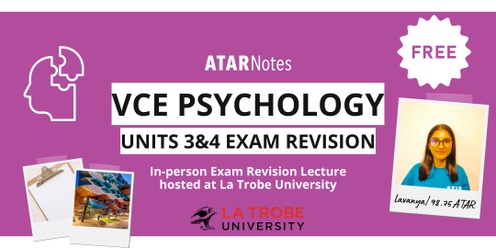 VCE Psychology 3&4 Exam Cram Lecture FREE