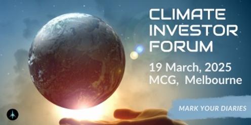 Climate Investor Forum 2025