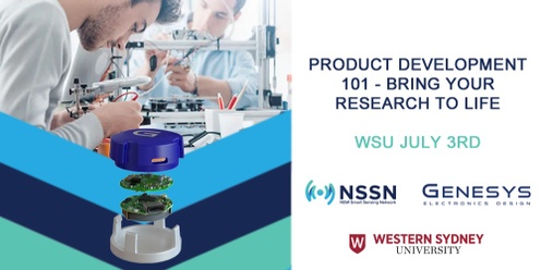 NSSN and Genesys Electronics ||  Product development 101 - how to turn your lab prototype into a commercially ready device (WSU)