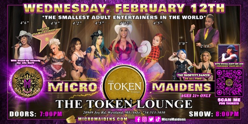 Westland, MI - Micro Maidens: Dwarf Dancers @ The Token Lounge #2 "The Only Micro Revue in the World!"