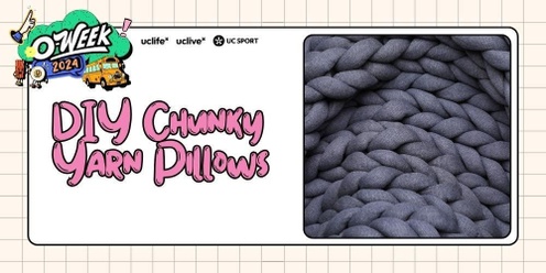 DIY Chunky Yarn Pillow